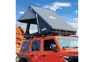 WildFinder Rooftop Tent Hard Shell Roof Top Tent Hardshell Suitable for Jeep SUV Truck Van,Camping Car Roof for 2-3 Person