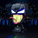 Vaodest LED Light for Lego Venom 76187 Model,Design and Configuration Compatible with Model 76187 (LED Light Only, Not Buildi