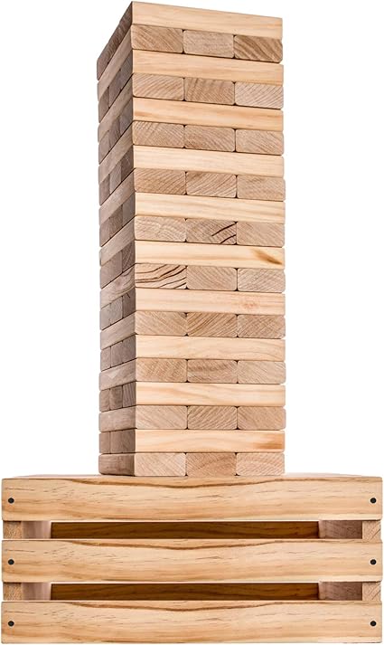 Amazon Com Splinter Woodworking Co Giant Tower Game 60 Large