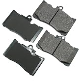 Akebono ACT1118 Proact Ultra Premium Ceramic Disc Brake Pad kit, Grey
