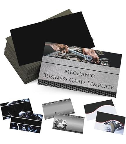 Custom Automotive Sales Business Cards - 300gsm Waterproof Professional Design