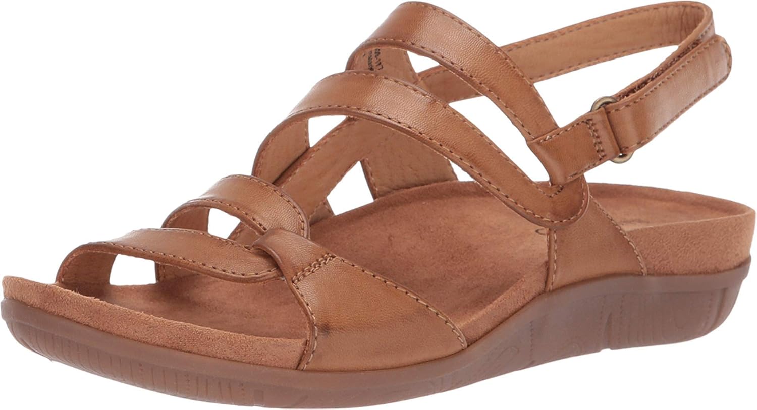 navy blue bare trap sandals