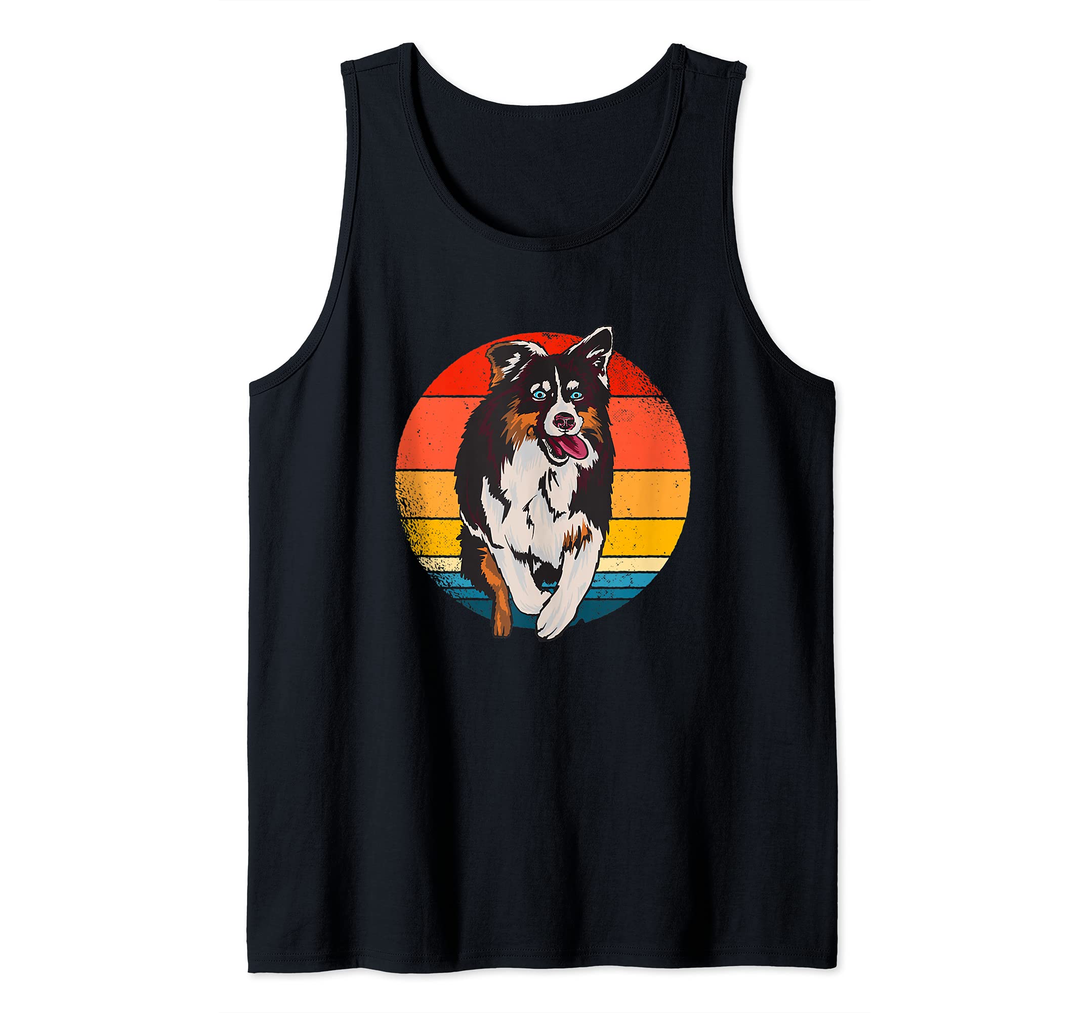Australian Shepherd Design Aussie Dog Tank Top