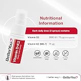 BetterYou Vitamin D3 K2 Oral Spray 3000IU with MK-7 12 ml Peppermint view 3