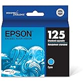Epson T125220-S DURABrite Ultra Cyan Standard Capacity Cartridge Ink