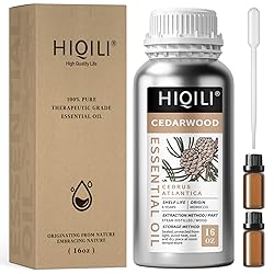 HIQILI 16 Fl Oz Cedarwood Essential Oil, Pure