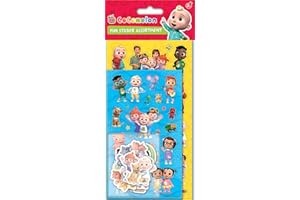 Paper Projects 01.70.31.022 CoComelon Assortment Pack | Includes 3 Types of Stickers | Perfect for Decoration and Scrapbookin