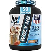 BPI Sports Whey HD Ultra Premium Protein Powder Isolate | Workout Whey Protein Powder For Men & Women for Muscle Gain | Milk Protein Concentrates | Chocolate Cookie/ Vanilla Caramel, 4.07 Pound