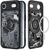Spigen Ultra Hybrid MagFit Direct Digital Printing Case for iPhone Air [Custom Design][Compatible with Magsafe] - Zero One Black