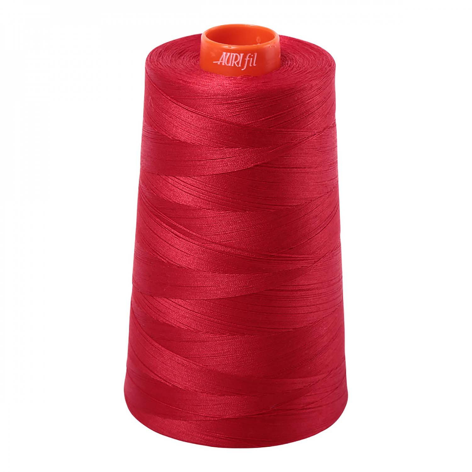Aurifil 2250 Mako 50 Wt 100% Cotton Thread, 6,452 Yard Cone Red