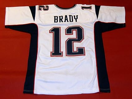 Amazon Com Tom Brady White Pro Style Custom Stitched New Football