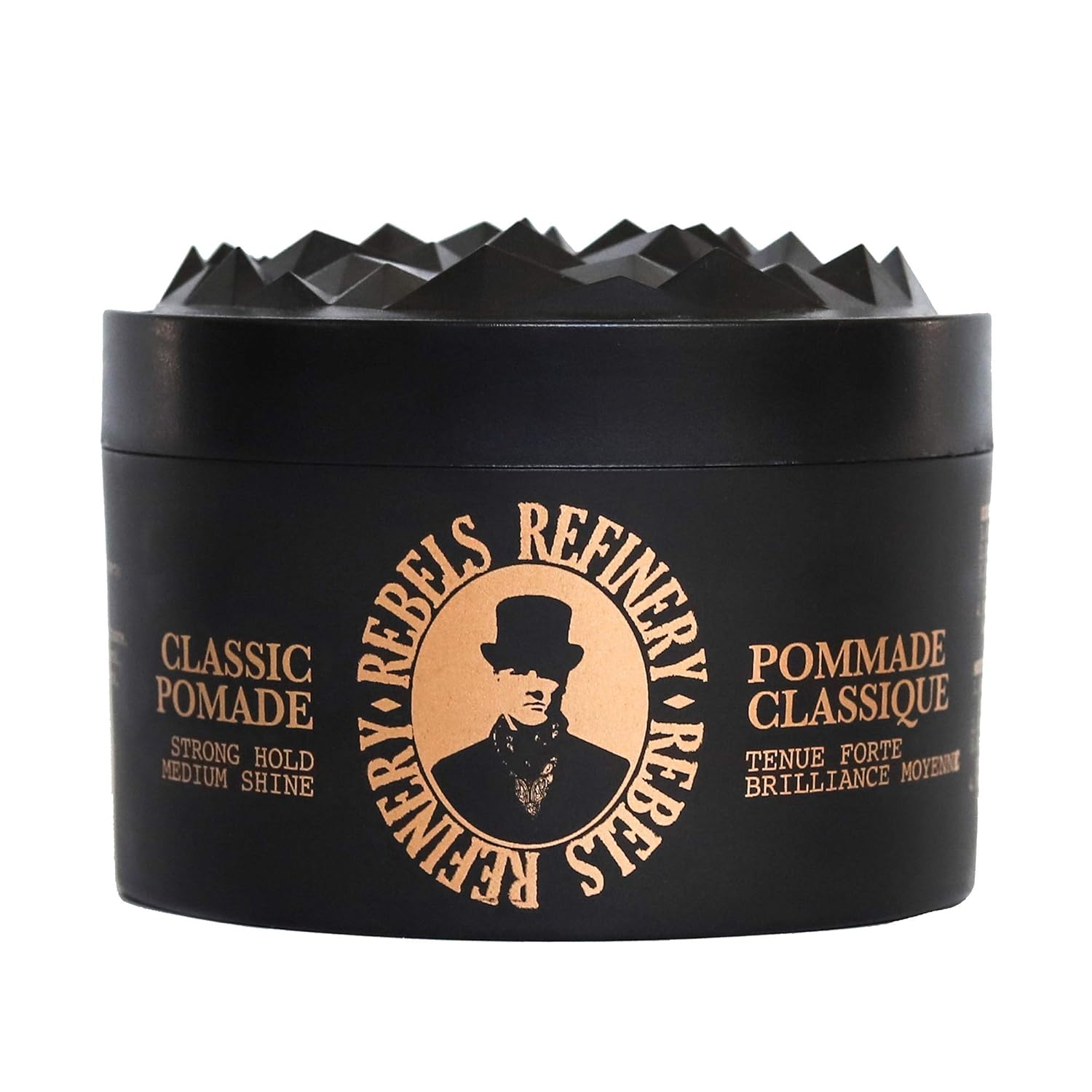Rebels Refinery Classic Pomade For Men Strong Hold And Medium Shine Adds Texture And Thickness To Thinning Hair Paraben Free Water Based