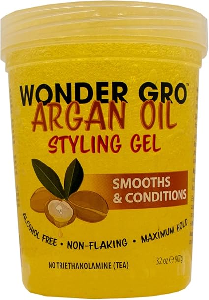 Argan Oil Hair Styling Gel 32 Fl Oz Non Flaking Alcohol Free