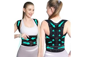 Posture Corrector Back Brace for Women and Men Adjustable Full Back Support Shoulder Straightener Braces