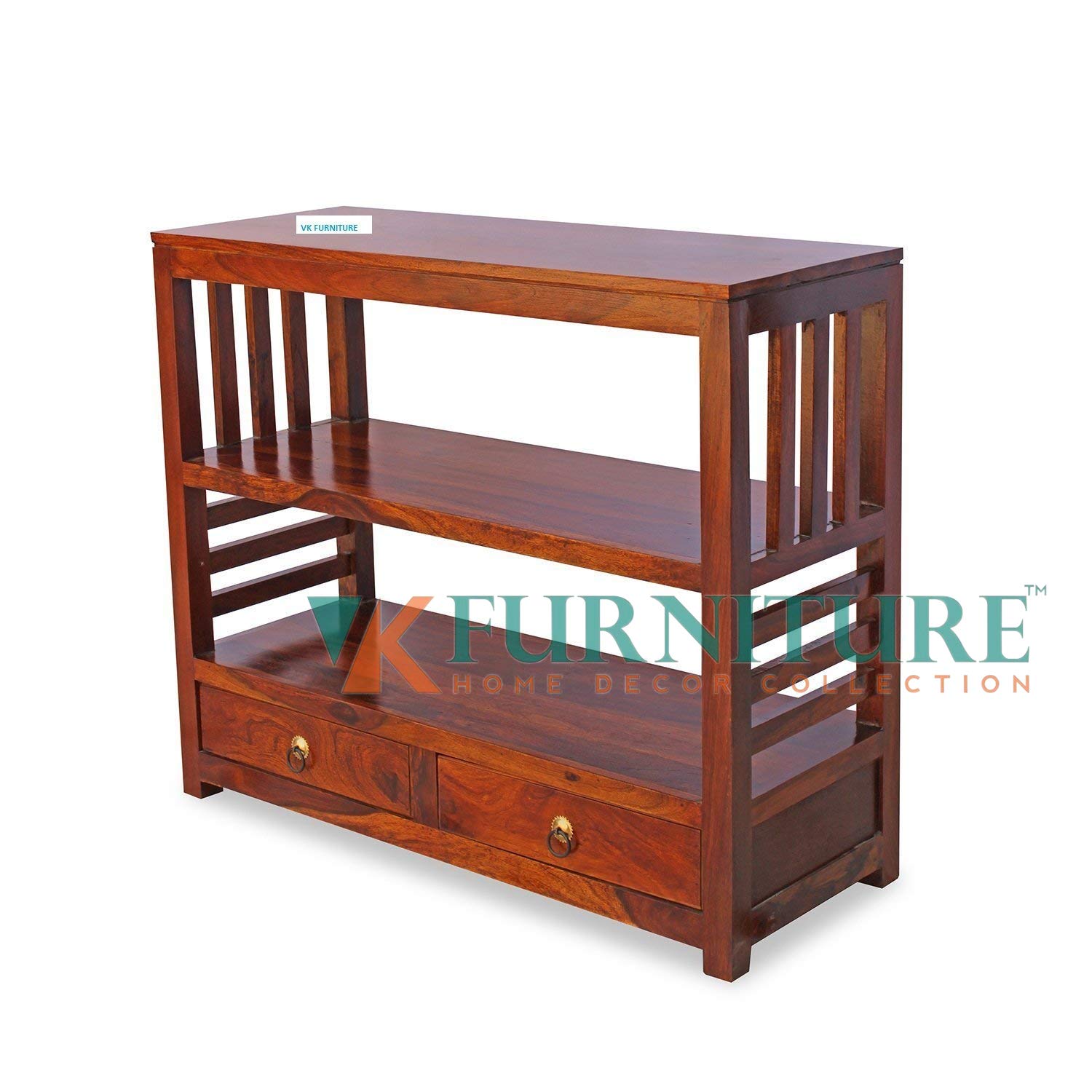 Vk Furniture Sheesham Wood Console Table For Living Room 3