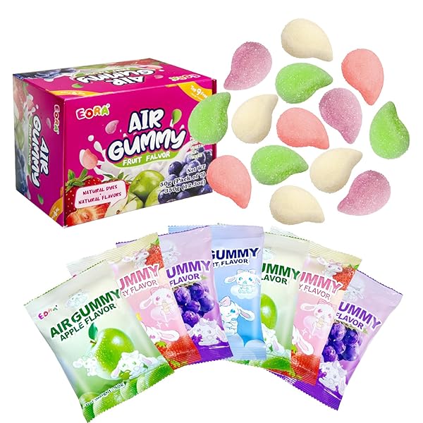 SOFT & CHEWY CANDIES 7 PACKS, MARSHMALLOWS GUMMIES...