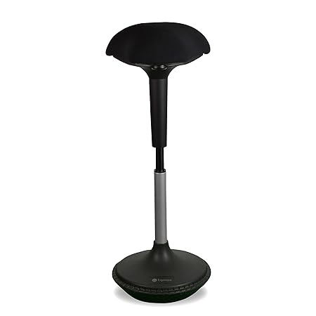 Ergotopia® Ergonomischer Bürohocker | Höhenverstellbarer Sitzhocker mit integriertem Bewegungsfeedback für dynamisches & gesu