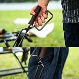 Mocoli 40cm Heavy Duty Firewood Tongs for Fireplaces Stoves Campfires w/ Gloves view 4