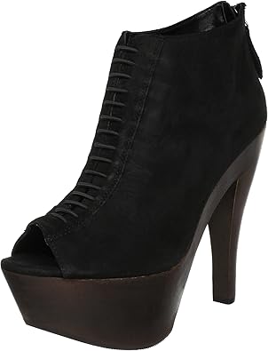 steve madden chunky heel boots