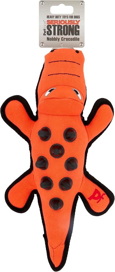 Petface Seriously Strong Nobbly Crocodile Dog Toy