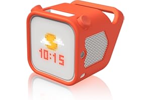 SKRVGOJFG Silicone Case for Yoto Player (3rd Gen.), Silicone Protective Sleeve Case Compatible with Yoto Player, Anti-Slip, Bumps and Wear and TearSilicone Skin Cover with Easy-to-Carry Handle - Orange