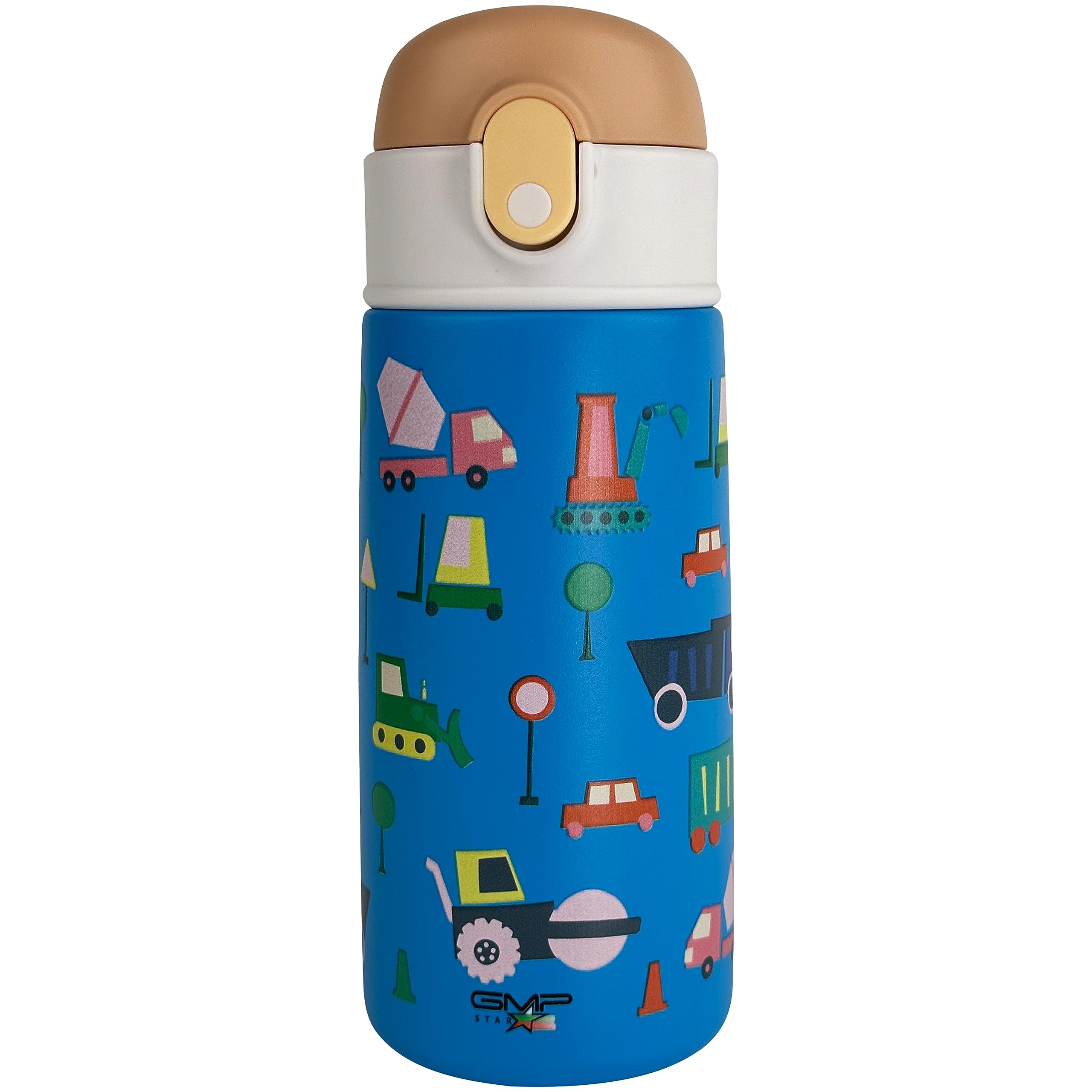 GMP star Kids Flask - 500ml Insulated Stainless Steel Water Bottle for Kids/Toddlers (Girls/Boys) Blue