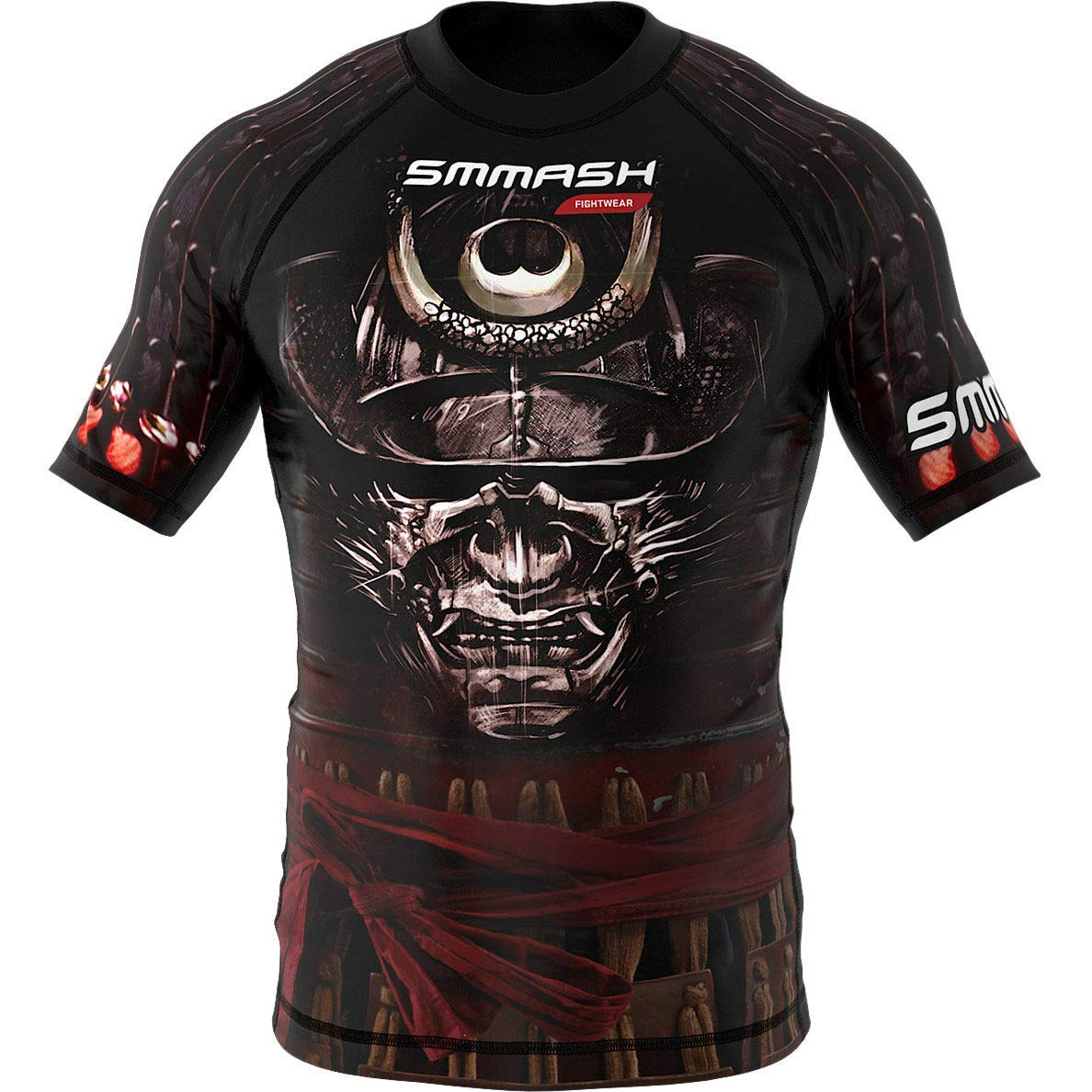 SMMASH Rash Guard Kids BJJ, Shirt Shortsleeve for Martial Arts, Rash Vest Boy, Vest Tops for Men, Breathable and Light, Sport Tops for MMA, Krav MAGA, Kickboxing, Made in Europe