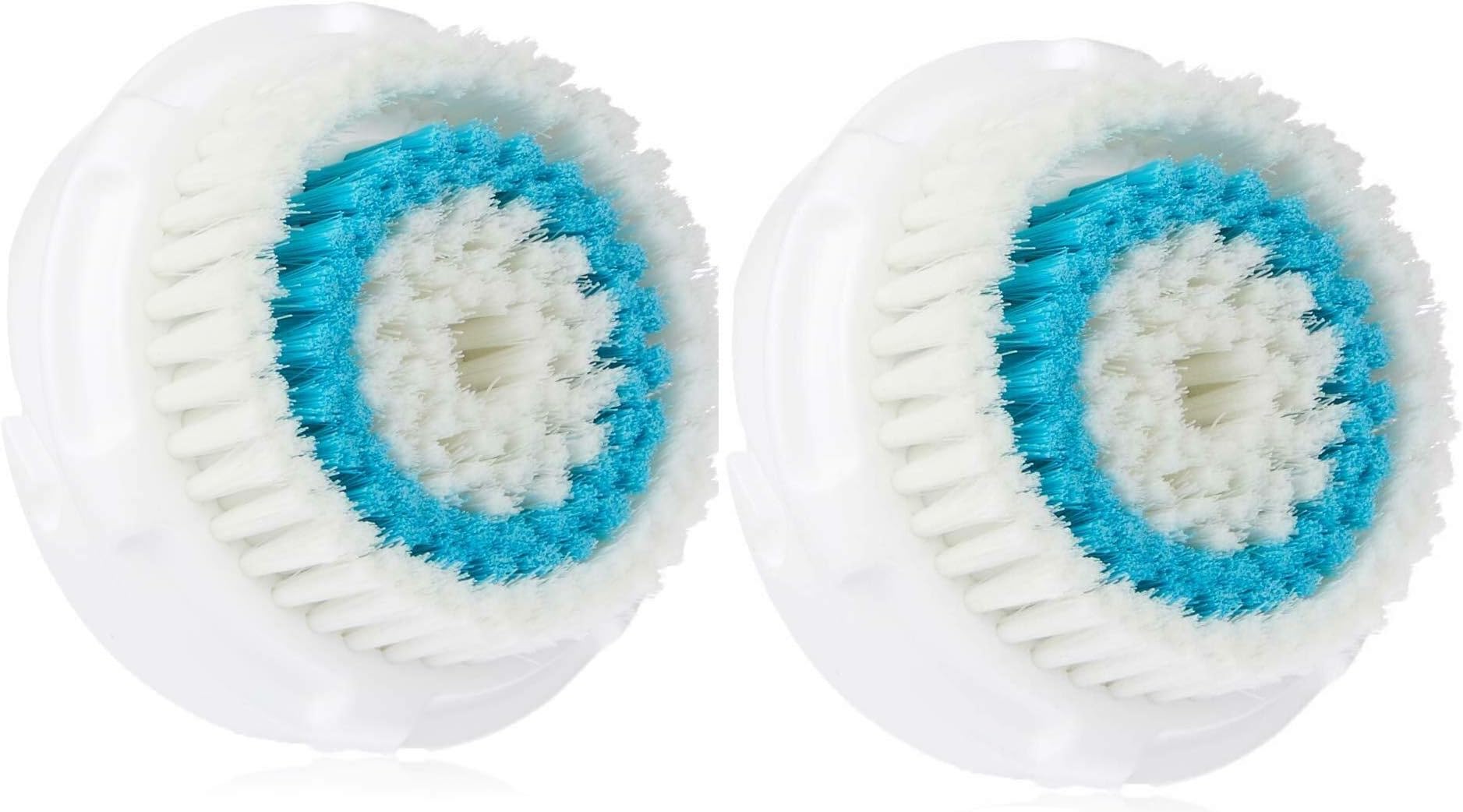 PurrsianKitty Compatible Replacement Facial Cleansing Brush Heads (2-Pack), 2 x Deep Pore Replacement Cleansing heads, For Clogged and Enlarged Pores