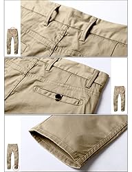 Match Men's Slim Fit Tapered Stretchy Casual Pants