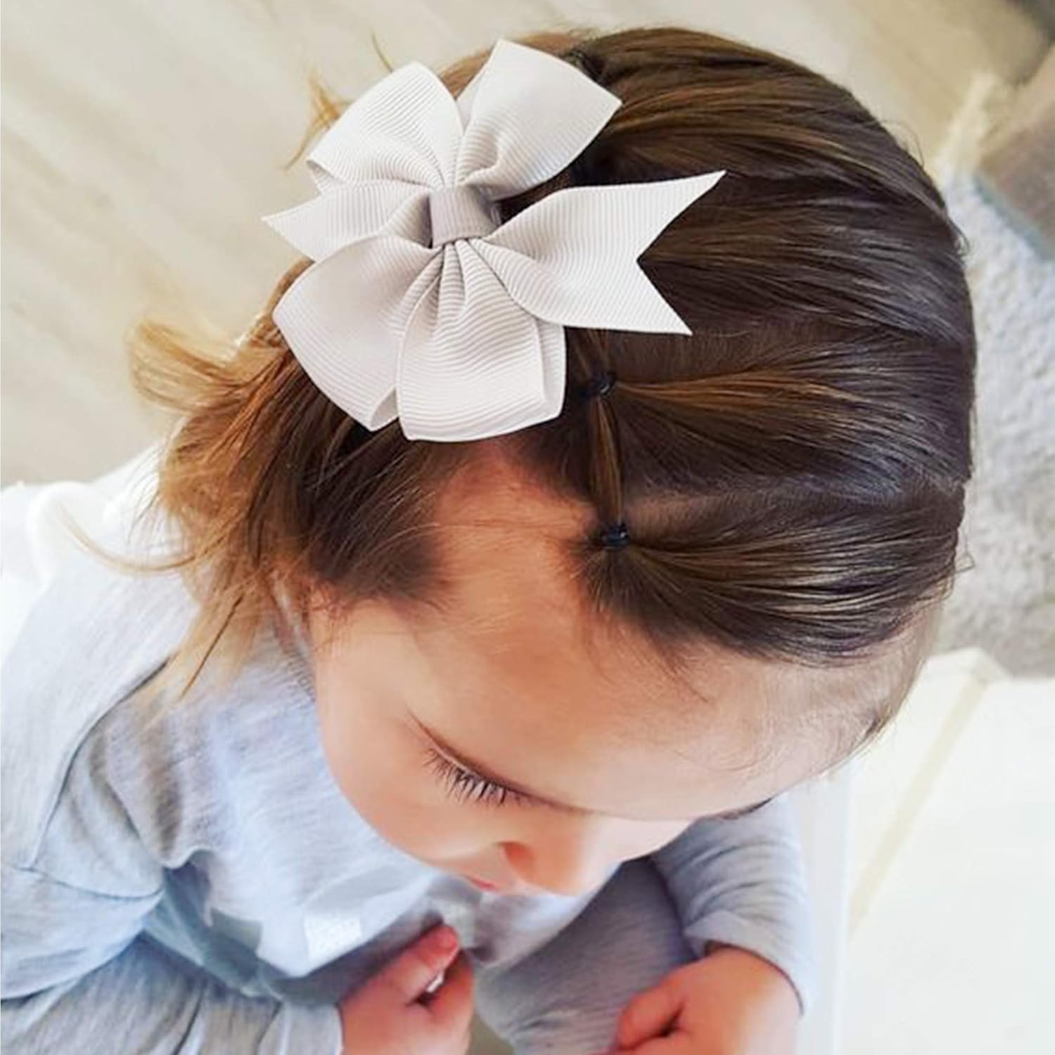 Coreeky 80 Pieces Boutique Grosgrain Ribbon Pinwheel Hair Bows Alligator Clips For Girls Babies Toddlers Teens Gifts In Pairs : Beauty