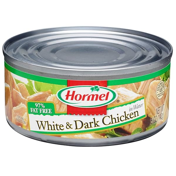 HORMEL CANNED WHITE AND DARK CHUNK CHICKEN, 5...