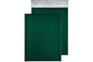 Blake Purely Packaging Padded Bubble Envelopes, Peel & Seal, Various Sizes and Colours (Alpine Green, 8 1/2 x 12 in)