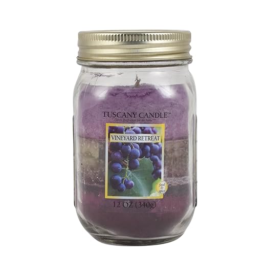 Langley Empire Candle Tuscany Triple Pour Mason Jar Mottled