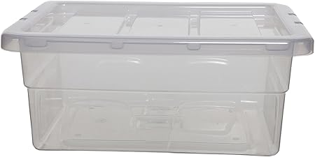 Whitefurze Cubo de Caja de almacenaje, 30 litros: Amazon.es: Hogar