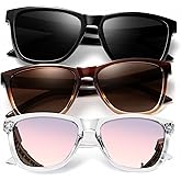 KALIYADI Womens-Sunglasses Polarized Sunglasses-Womens Trendy: Retro Sun Glasses with UV Protection for Travel Driving