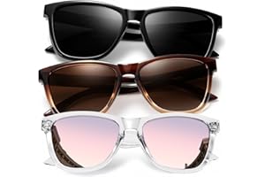 KALIYADI Polarized-Sunglasses Women Men-Sunglasses Trendy: Retro Sun Glasses with UV Protection for Travel Driving