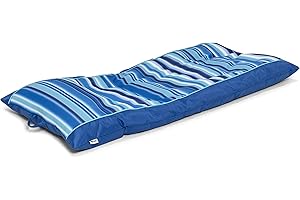Big Joe Kona Hammock No Inflation Needed Pool Lounger with Headrest, Quick Draining Fabric, 4 feet Big