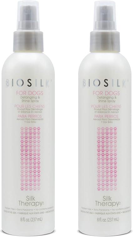 Amazon Com Biosilk Therapy Detangling Plus Shine Protecting Mist