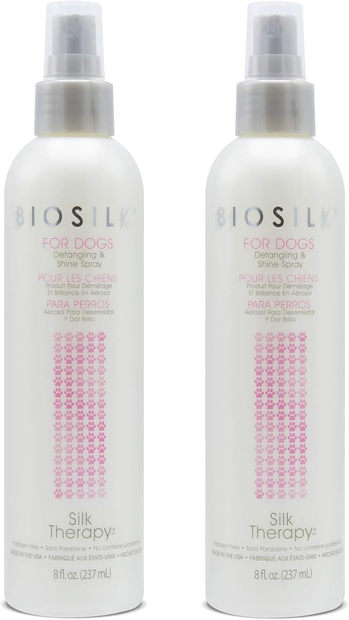 biosilk for dogs detangling and shine spray