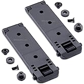 HolsterSmith Molle Compatible Locking Belt Clips w/Mounting Hardware – (1.50, 2.0, 3.0, & 5.0 Inch) – Molle Attachments for Knife Sheath, Gun Holster, Mag Pouch, Molle Vest & Gear