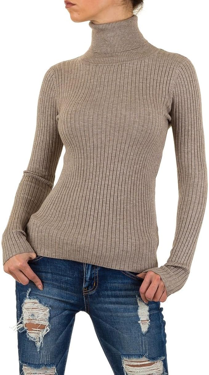 pullover mit stehkragen für damen