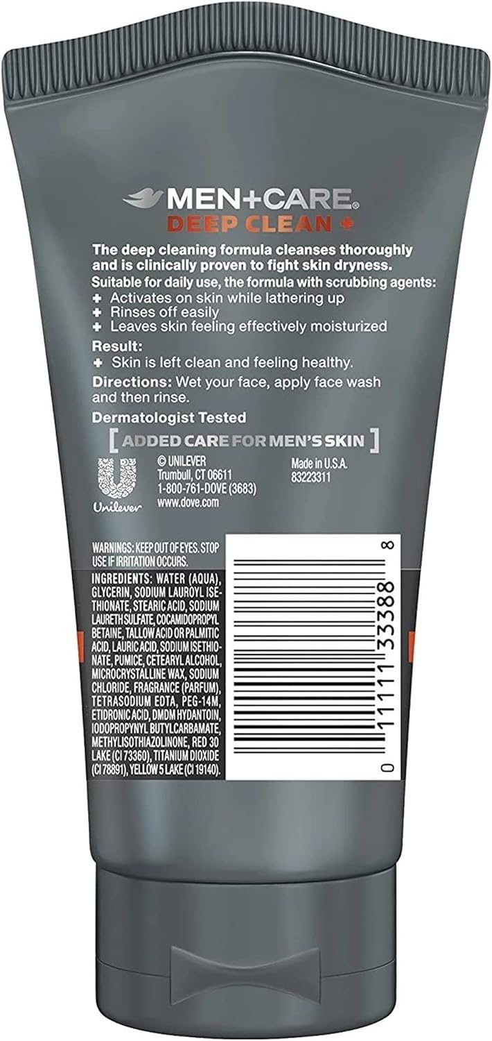 dove face scrub deep clean