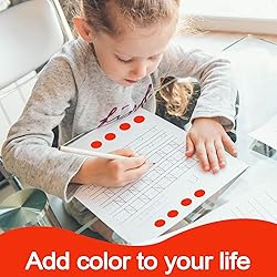 1400 PCS Red Dot Stickers Round Coding Labels