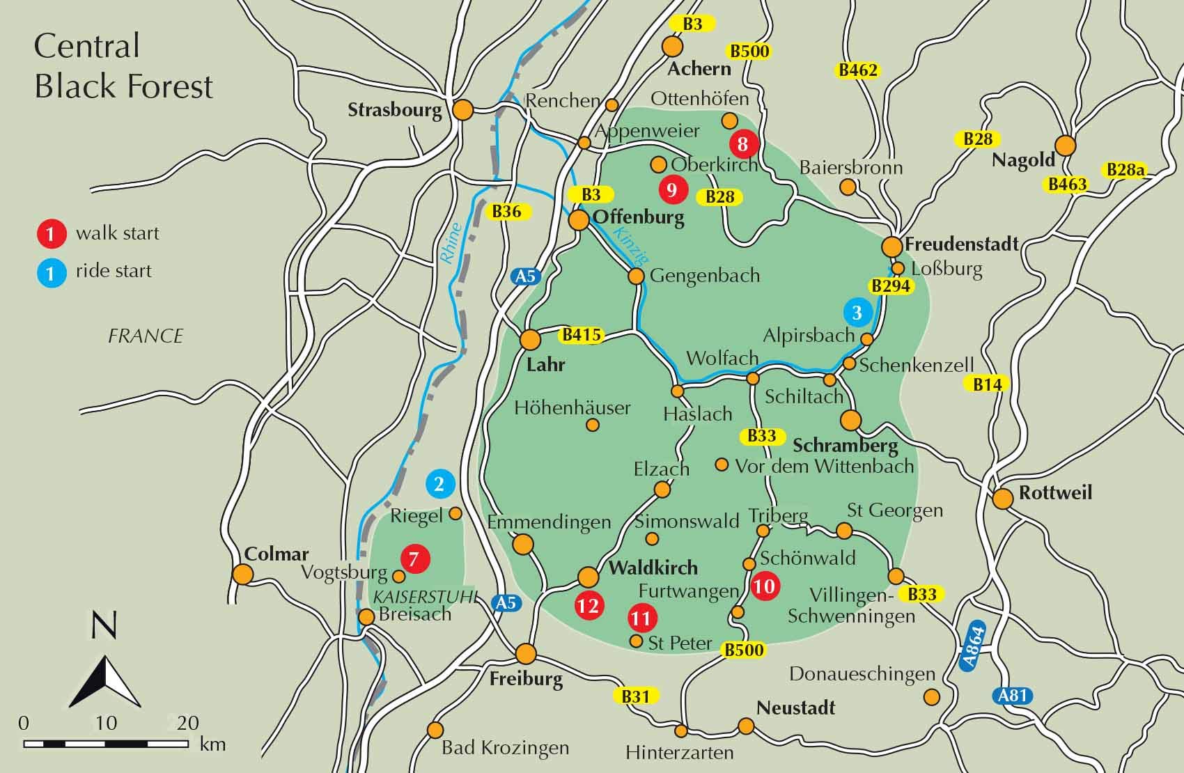black forest trail map