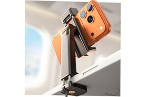 LISEN Airplane Phone Holder (LED) for Mens Stocking Stuffers Gifts Who Have Everything Funny Cool Gadgets Travel Essentials Travel Accessories Selfie Photography White Elephant Gifts Happy New Year