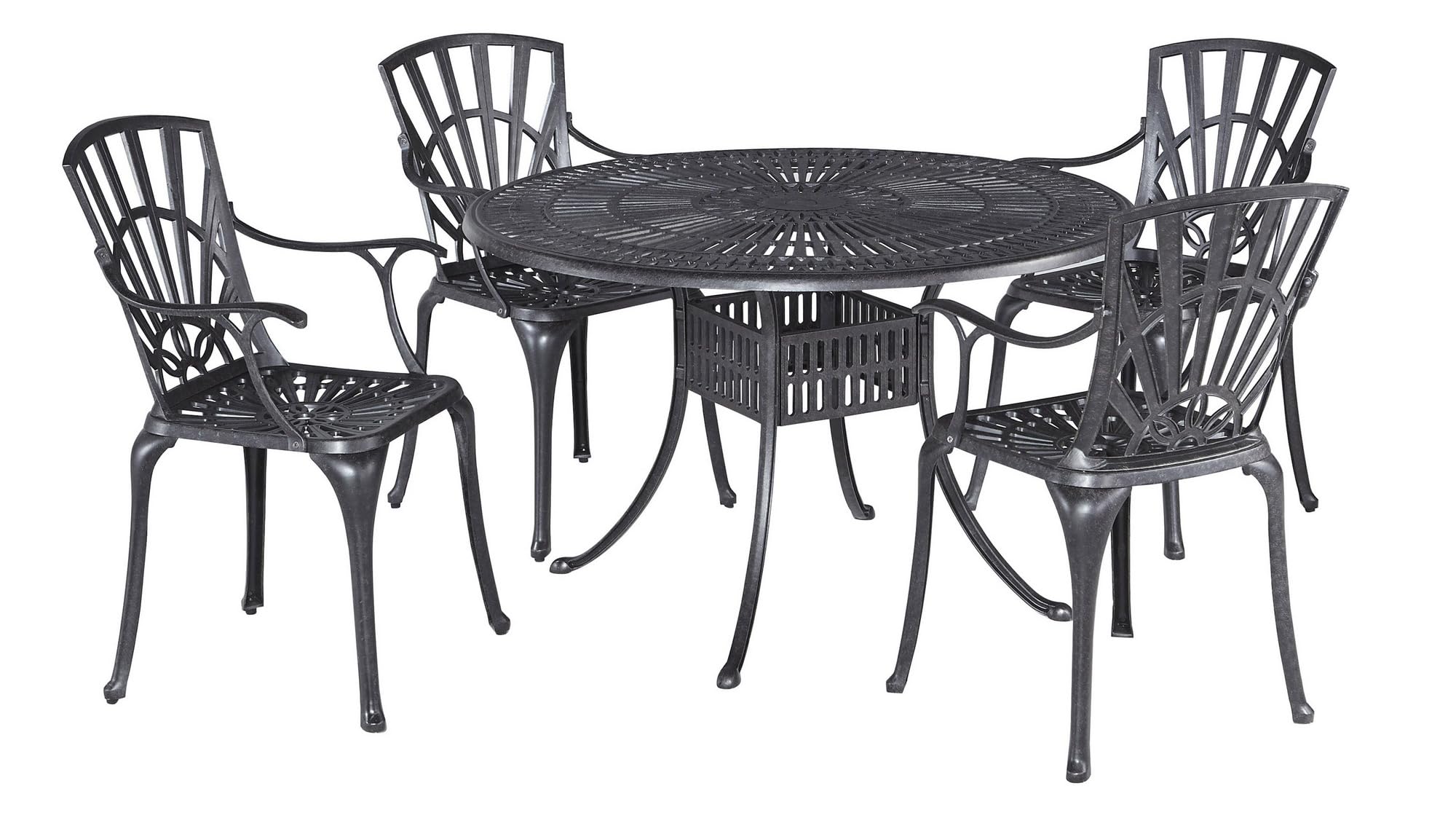 Photo 1 of *Box 3/3 ONLY* *TABLE ONLY* Homestyles 5 Piece Outdoor Dining Set, 48" Table, Charcoal