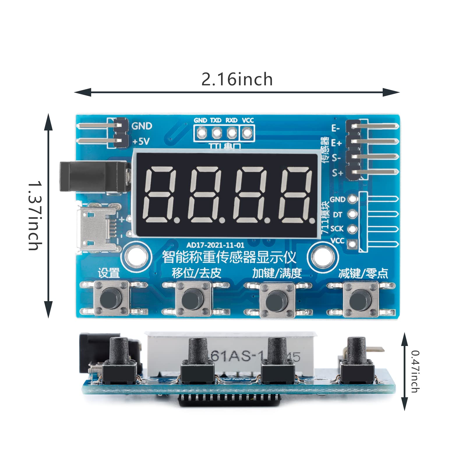 Mua EC Buying HX711 Digital Load Cell Module, Weight Sensor A/D Module ...
