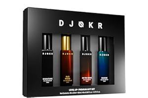 Djokr Perfume Set for Men - Pack of 4x20 ML | Eau De Parfum | Premium Luxury Long Lasting Fragrance Spray | Signature, On The