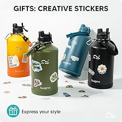 Swigina [2-IN-1 LID] Gallon Insulated Water Bottle