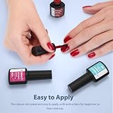 Phoenixy 21 Colors Semi-Permanent Gel Nail Polish Kit with Base & Top Coats view 7